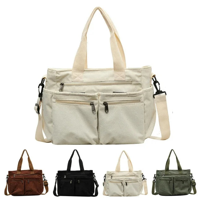 Sac Fourre-Tout Urban Bandoulière Femme – Grande Capacité & Style Urbain